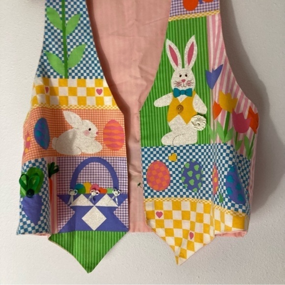 Easter bunny open vest - Picture 5 of 13